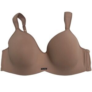 00628 Nautica Intimates Women's Full Coverage Bra Beige Taupe 40D T-shirt‎ Bra